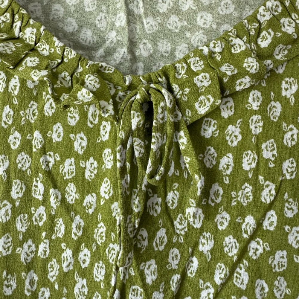 Reformation Green Floral Maxi Dress - Picture 5 of 6